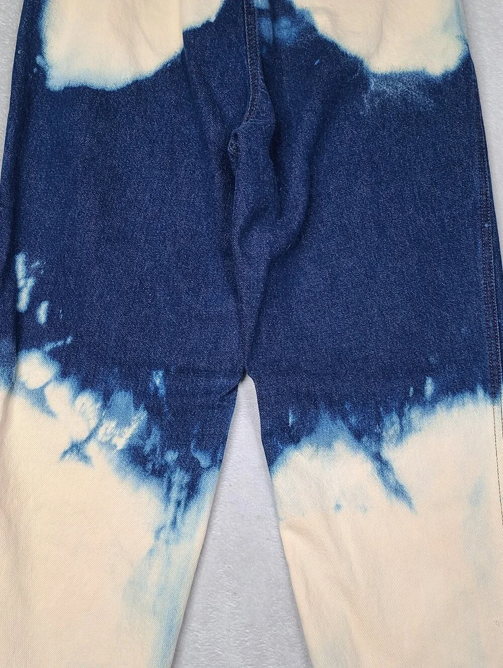 Vtg Rocky Mountain High Rise Mom Jeans Western Tie-Dye 26x31 Americana USA Made